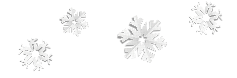 Module graphique représentant des flocons de neige