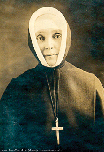 Photo d'archives de mère Félicité (Georgiana Cloutier, 1861–1941)