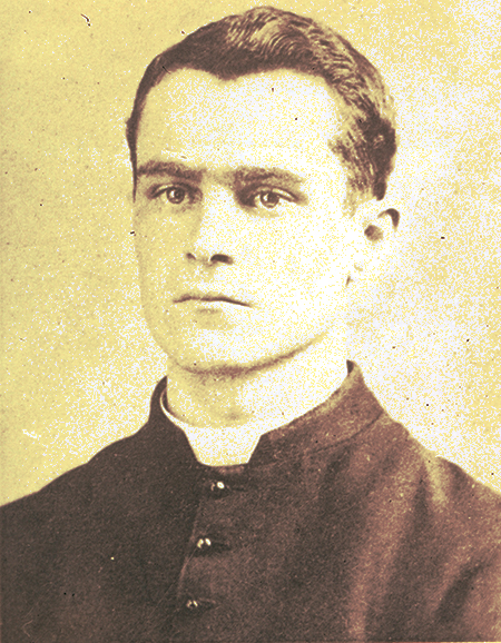 Photographie du père Eugène Prévost alors qu'il était novice